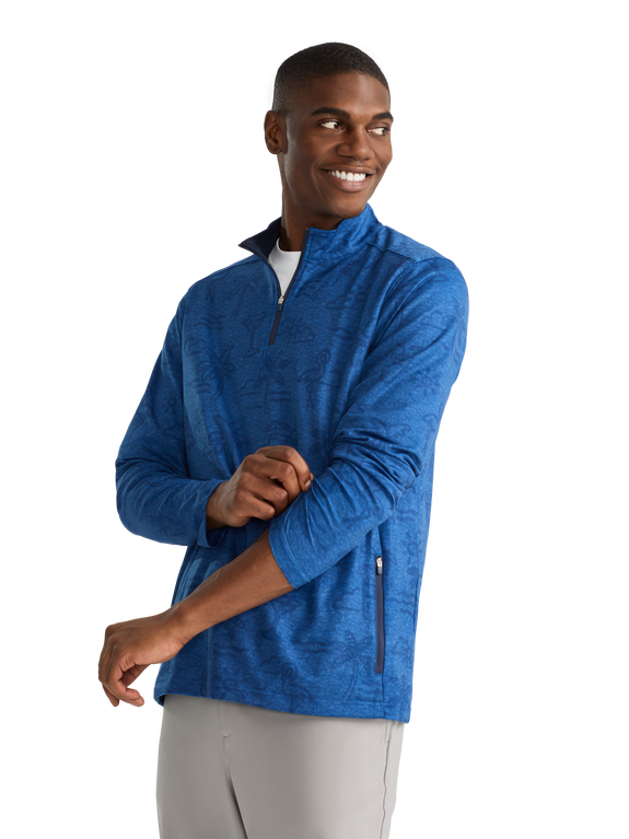 Neon Light Quarter Zip